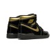 Jordans 1 High Black Metallic Gold Hnědý 555088 032 Boty