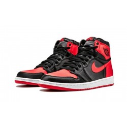 Jordans 1 High OG SE “Satin BLACK Hnědý 917359 001 Jordan Boty