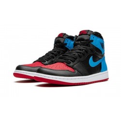 Jordans 1 High UNC to Chicago BLACK Hnědý CD0461 046 Jordan Boty