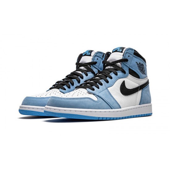 Jordans 1 High University Blue Blue modrý 555088-134 Boty