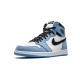 Jordans 1 High University Blue Blue modrý 555088-134 Boty