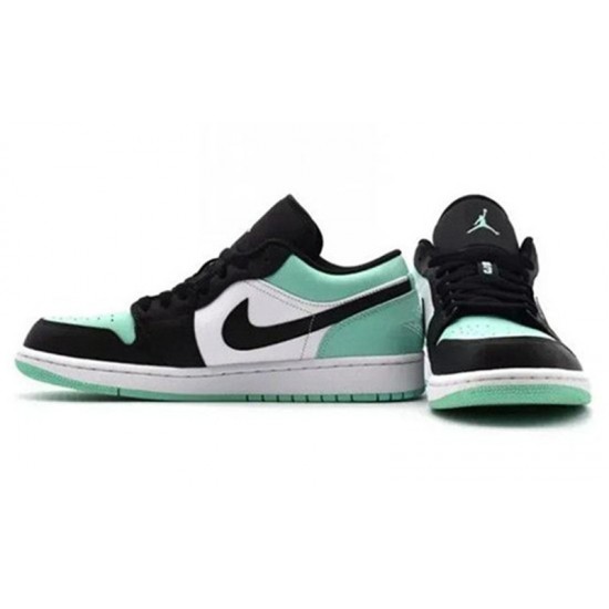 Jordans 1 Low Emerald Rise Green zelená 553558-117 Jordan Boty