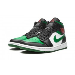 Jordans 1 Mid Incredible Hulk BLACK Hnědý 554724 067 Boty