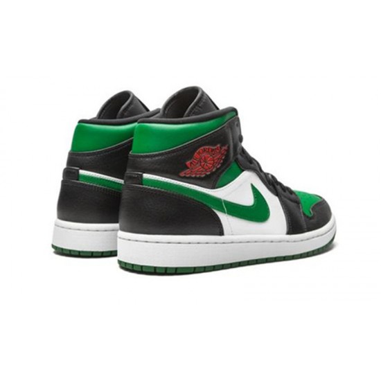 Jordans 1 Mid Incredible Hulk BLACK Hnědý 554724 067 Boty