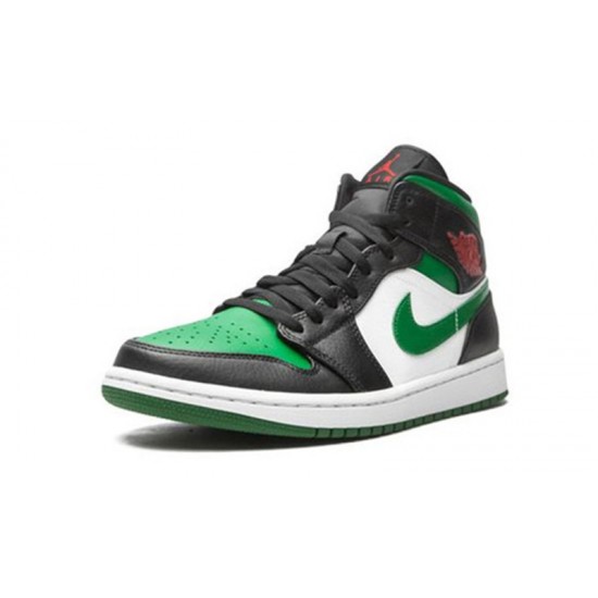 Jordans 1 Mid Incredible Hulk BLACK Hnědý 554724 067 Boty