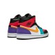 Jordans 1 Mid “Multicolor” White bílá 554724 125 Jordan Boty