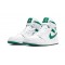 Jordans 1 Mid White Mystic Green White bílá CD6759 103 Jordan Boty