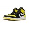 Jordans 1 Mid Yel Toe BLACK Hnědý 852542 071 Boty