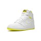 Jordans 1 High First Class Flight WHITE bílá 575441 170 Boty