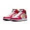 Jordans 1 High Light Fusion Red červená 555088 603 Boty