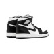 Jordans 1 High Black White BLACK Hnědý 555088 010 Jordan Boty