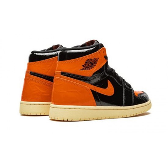 Jordans 1 High Shattered Backboard BLACK Hnědý 555088 028 Boty