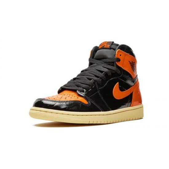 Jordans 1 High Shattered Backboard BLACK Hnědý 555088 028 Boty