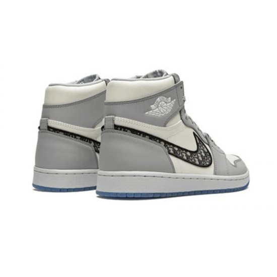 Jordans 1 High WOLF GREY WOLF GREY Grey CN8607 002 Jordan Boty