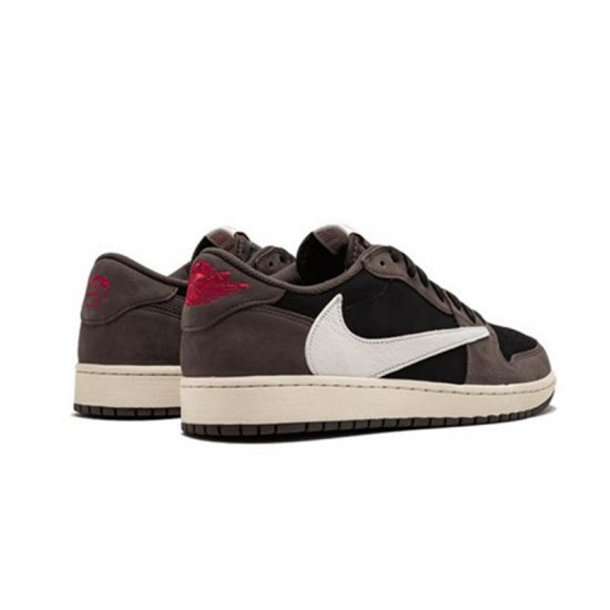 Jordans 1 Low Mocha BLACK Hnědý CQ4277 001 Jordan Boty