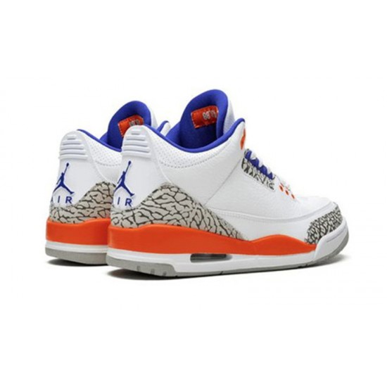 Jordans 3 Knicks WHITE bílá 136064 148 Boty