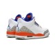 Jordans 3 Knicks WHITE bílá 136064 148 Boty