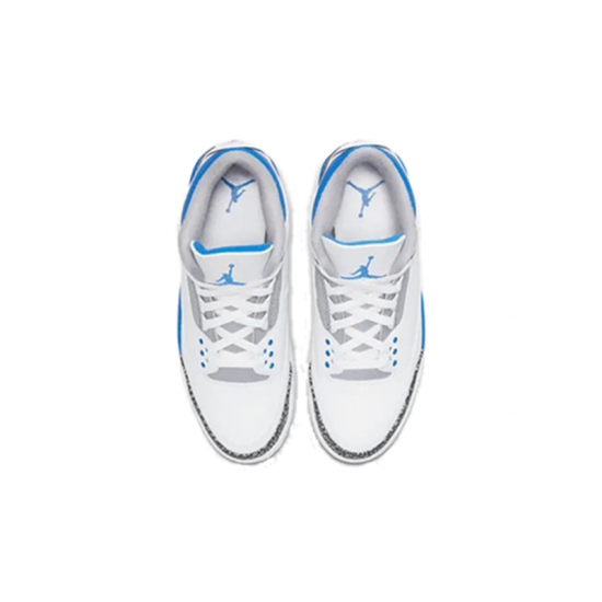 Jordans 3 Retro Racer Blue White bílá CT8532 145 Jordan Boty