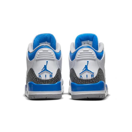 Jordans 3 Retro Racer Blue White bílá CT8532 145 Jordan Boty