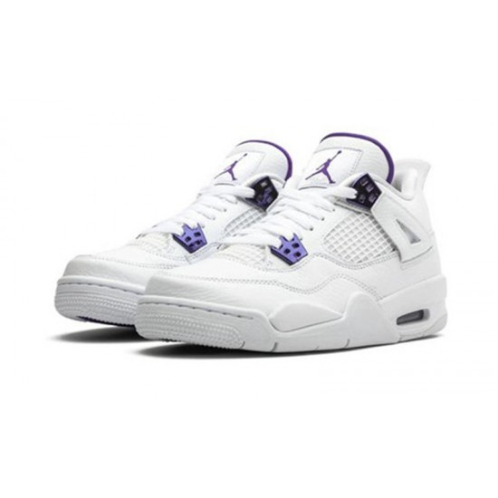 Jordans 4 Retro Metallic Purple WHITE bílá 408452 115 Boty