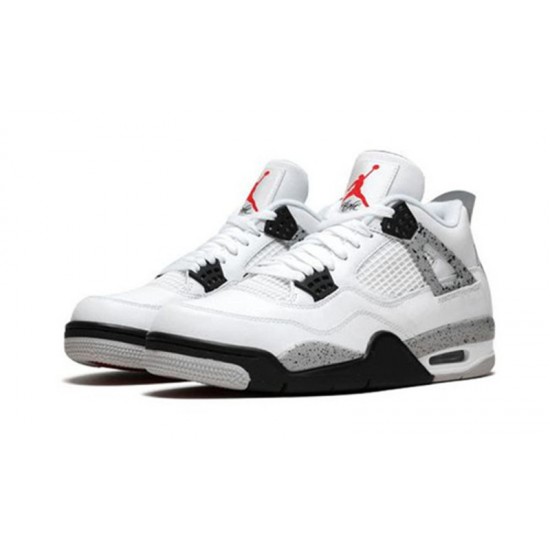 Jordans 4 White Cement WHITE bílá 840606 192 Jordan Boty