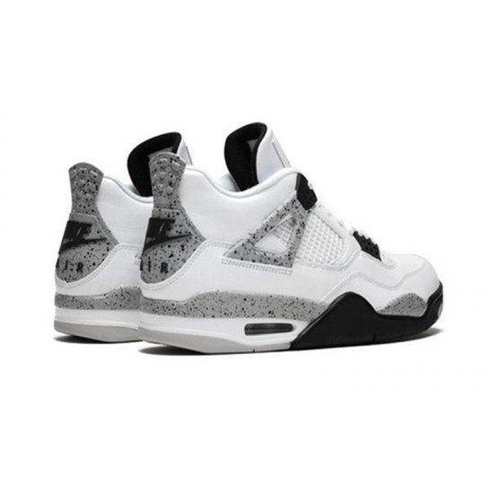 Jordans 4 White Cement WHITE bílá 840606 192 Jordan Boty