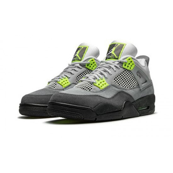 Jordans 4 Neon COOL GREY Grey CT5342 007 Boty