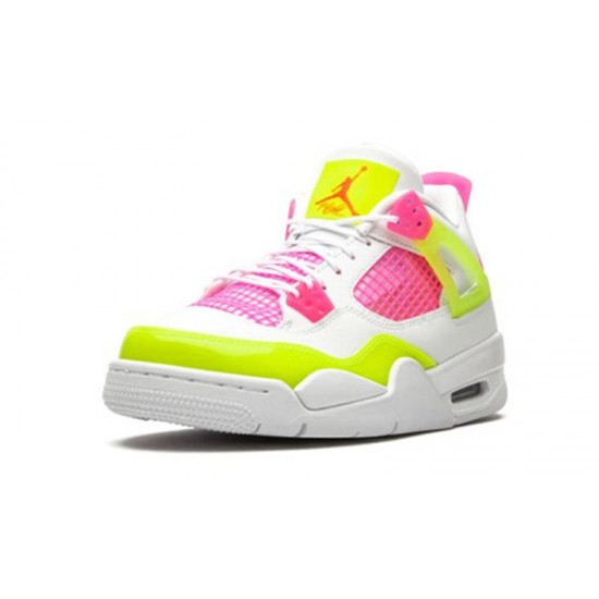 Jordans 4 Retro White Lemon Pink White bílá CV7808 100 Boty