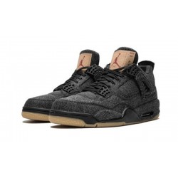 Jordans 4 X Levis BLACK Hnědý AO2571 001 Jordan Boty