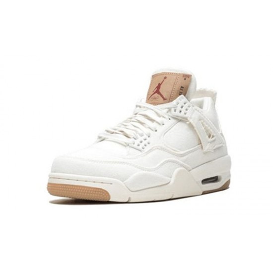 Jordans 4 s White WHITE bílá AO2571 100 Boty