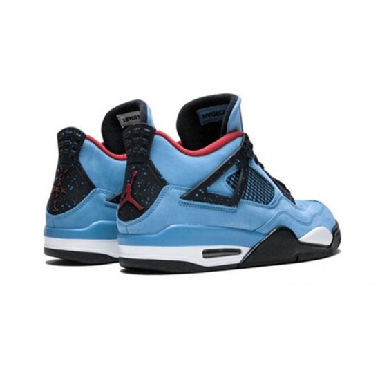 Jordans 4 Cactus Jack University Blue modrý 308497 406 Jordan Boty