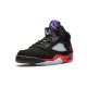 Jordans 5 Grape Fire Red BLACK Hnědý CZ1786 001