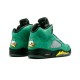 Jordans 5 Retro Oregon Ducks BLACK Hnědý 454803 535 Jordan Boty