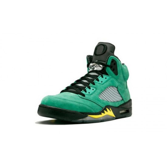 Jordans 5 Retro Oregon Ducks BLACK Hnědý 454803 535 Jordan Boty