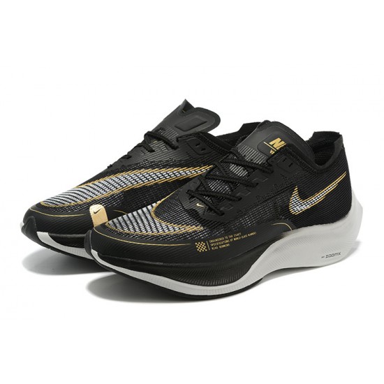 Nike ZoomX VaporFly NEXT Dámské/Pánské Černá Gold Běžecké Boty 