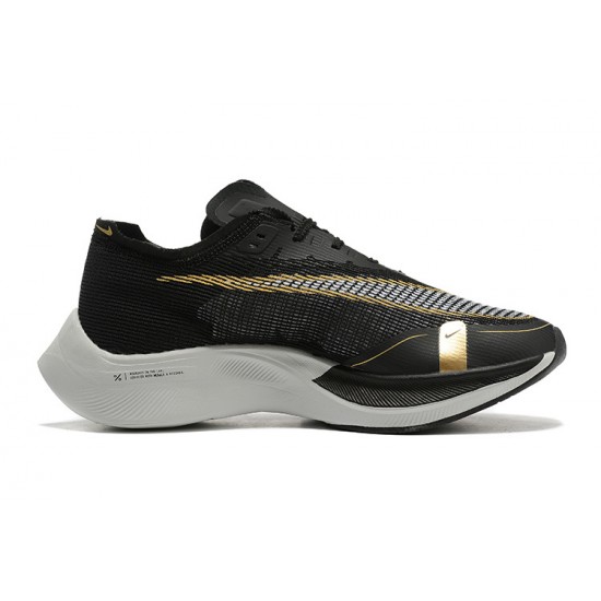 Nike ZoomX VaporFly NEXT Dámské/Pánské Černá Gold Běžecké Boty 