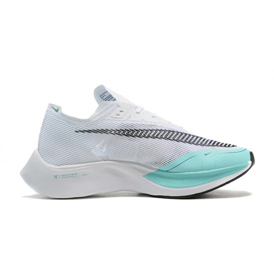 Nike ZoomX VaporFly NEXT Dámské/Pánské Bílá Modrá Běžecké Boty 