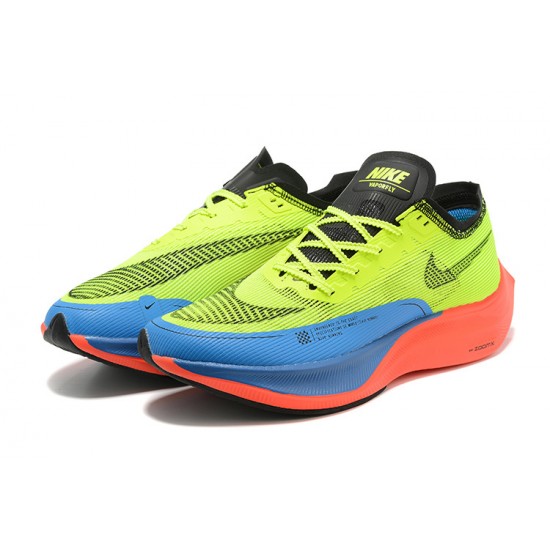 Nike ZoomX VaporFly NEXT Dámské/Pánské Žlutá Modrá Běžecké Boty 